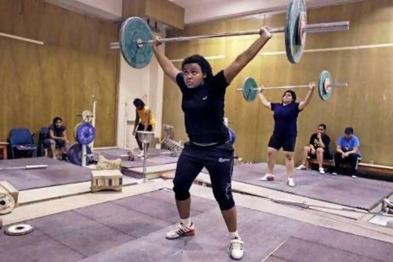Khadija Mohammed will compete in the 75-kg category at the Olympics. Kamran Jebreili / AP Photo