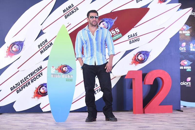 Salman Khan, pictured in 2018, attended the  Saudi Film Festival in Ithra this week. Courtesy Colors ME