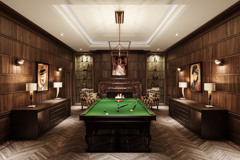 A games room.