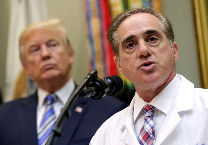 US Secretary of Veterans Affairs David Shulkin. Reuters