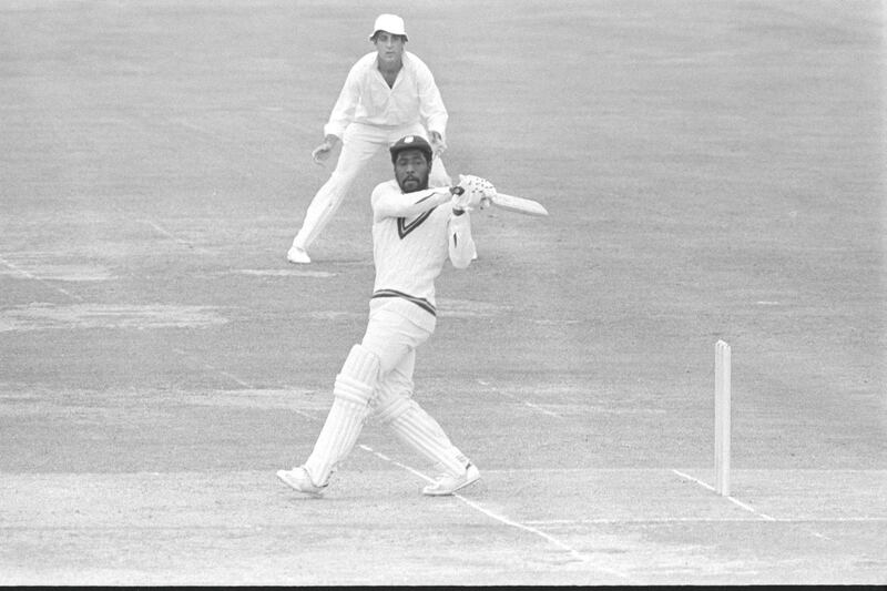 Jun 1979:  Viv Richards in action during the 1979 Cricket World Cup Final between the West Indies and England at Lords.   Mandatory Credit:  Adrian Murrell/Allsport UK