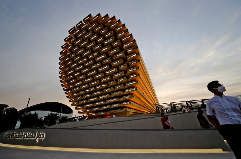 Scotland will celebrate St Andrew's Day with an event in the UK pavilion at Expo 2020 Dubai. AP