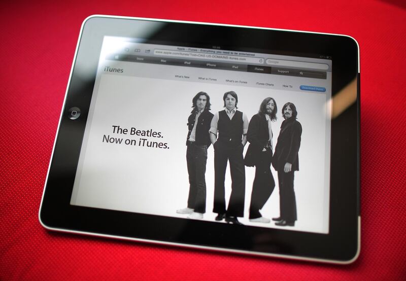 LONDON, ENGLAND - FEBRUARY 17:  In this photo illustration, an Apple ipad tablet displays a web page from the itunes store on February 17, 2011 in London, England. Apple sold two million ipads in the first two months of their launch in 2010. Worldwide iPad sales are expected to amount to 20 million in 2012.  (Photo Illustration by Peter Macdiarmid/Getty Images)