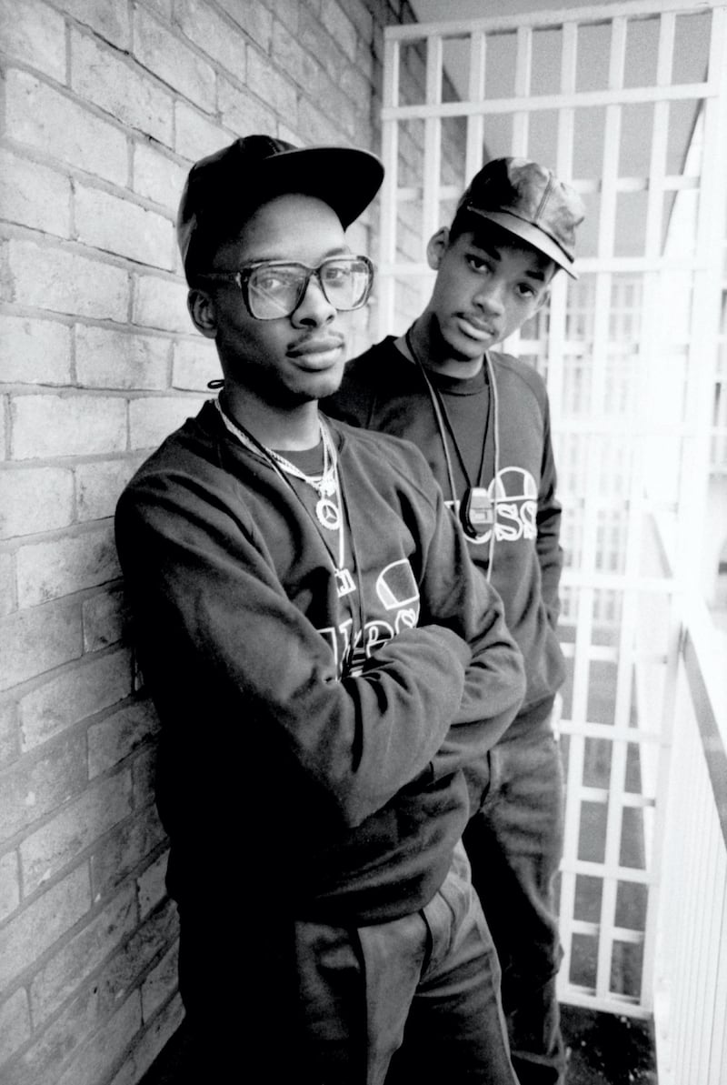 UNSPECIFIED - CIRCA 1980:  DJ Jazzy Jeff & The Fresh Prince (aka Jeff Townes and Will Smith).  (Photo by David Corio/Michael Ochs Archives/Getty Images)