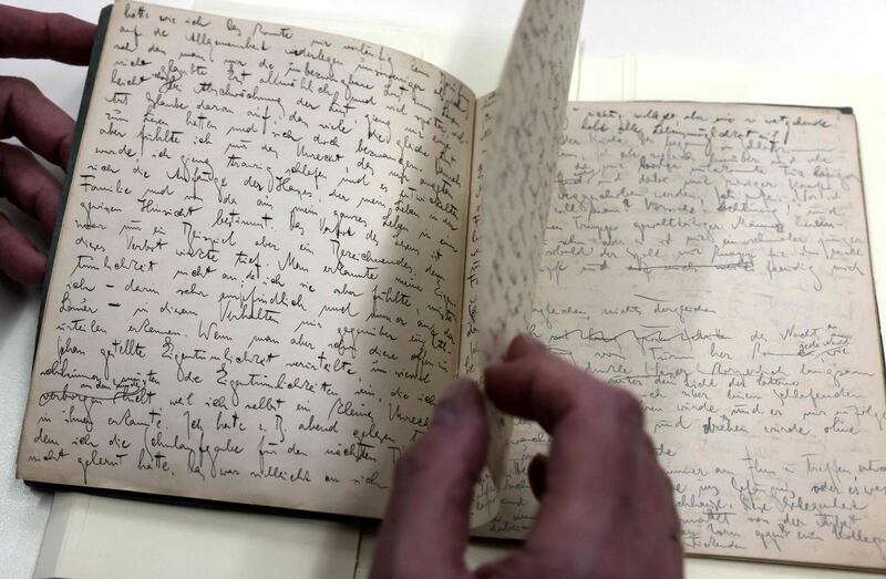 Another manuscript from the collection now available online, 97 years after Kafka's death. AFP
