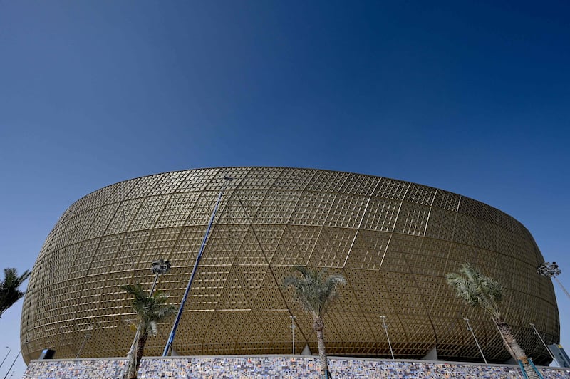 The 80,000-capacity Lusail Stadium, on the outskirts of Qatar's capital Doha, will host the 2022 World Cup final in December. AFP