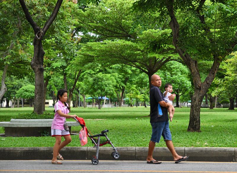 Lumpini Park is a great family-friendly spot to visit while in Bangkok. Photo: Ronan O'Connell