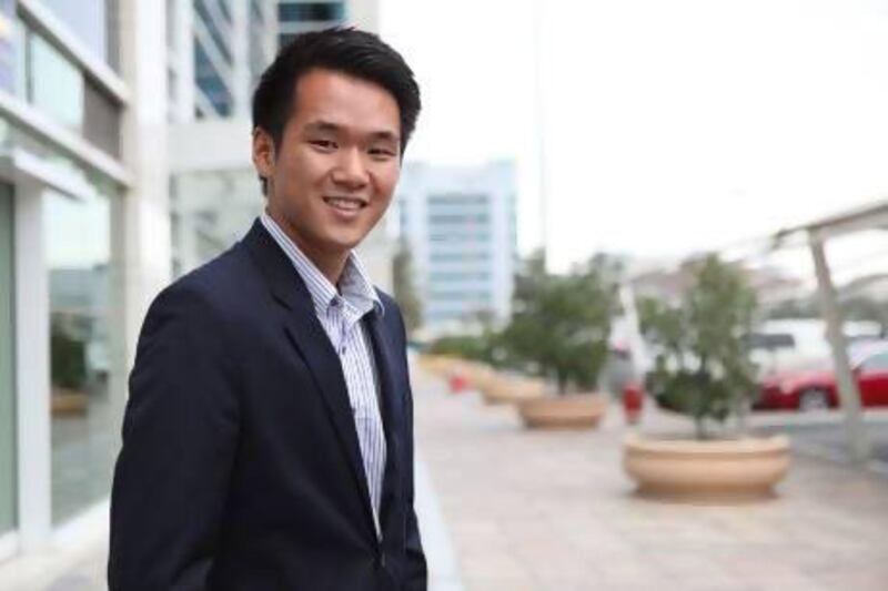 Norwegian Alf Lim, decided to come to NYU's Abu Dhabi campus to study over his earlier choice of the prestigious Stanford University in the United States. Fatima Al Marzooqi / The National