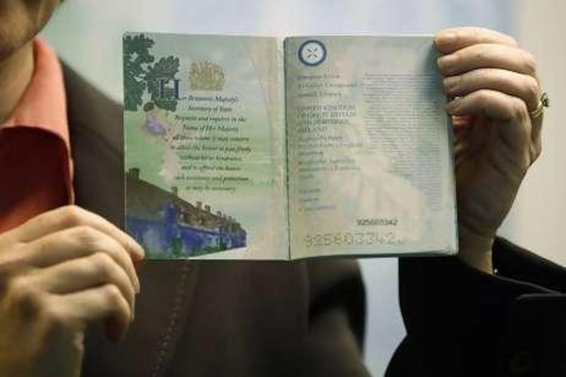 The new passport will include images of UK landmarks and will be issued on October 5.