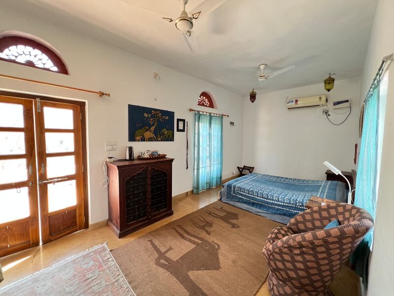 Rooms at the Ranakpur Camel Lodge are simple.