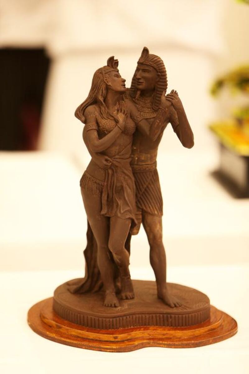 A highlight for visitors to the event was the chocolate showpieces. Pawan Singh / The National 