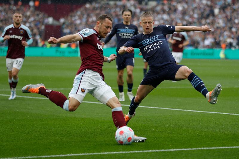 Oleksandr Zinchenko – 4 The Ukrainian forced Fabianski into an early save when he found space with an overlapping run before shooting at the goalkeeper’s near post, but was later caught napping when Fornals found Bowen. Played Bowen onside for his second. AFP