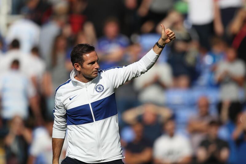 Lampard gives the thumbs up. Getty