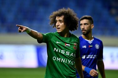 Omar Abdulrahman in action for Shabab Al Ahli Dubai please. Photo: PLC