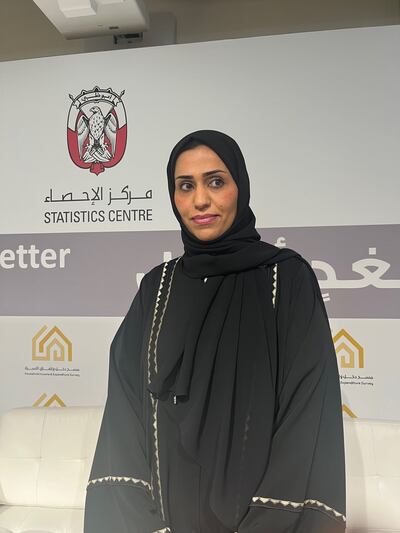 Hanan Ali Al Marzouqi, director of the Field Surveys Department at the Abu Dhabi Statistics Centre