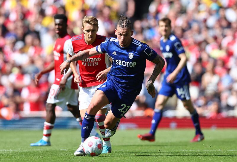 Kalvin Phillips - 5: England midfielder must have looked on in disbelief at the shambles going on around him but was at fault himself when he failed to track back Nketiah run ahead of second goal. Reuters