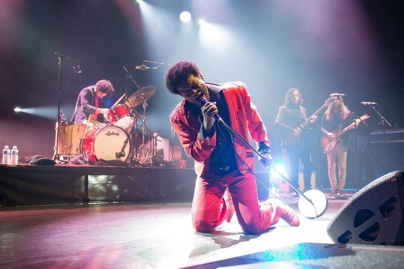 Charles Bradley performs at L’Olympia in Paris. Getty Images 