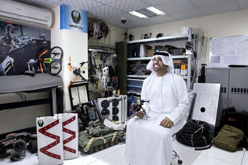 Ahmed Al Mazroei was named The National's top UAE innovator. Silvia Razgova / The National
