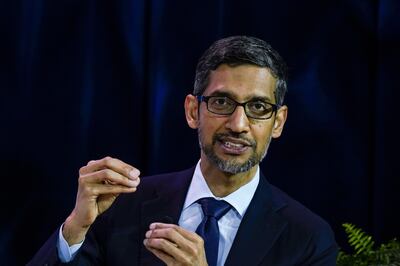 Sundar Pichai, chief executive Alphabet. Bloomberg