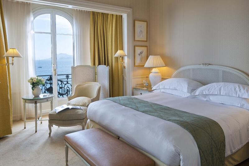 A sea view room costs €605. Courtesy InterContinental Hotels Group