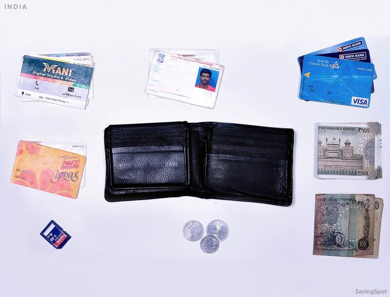 This wallet belongs to Vivek, 27, from India.