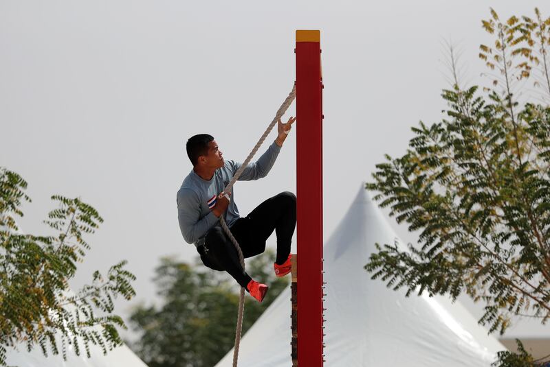 A Royal Thai Police officer aims to climb to the top of the rankings