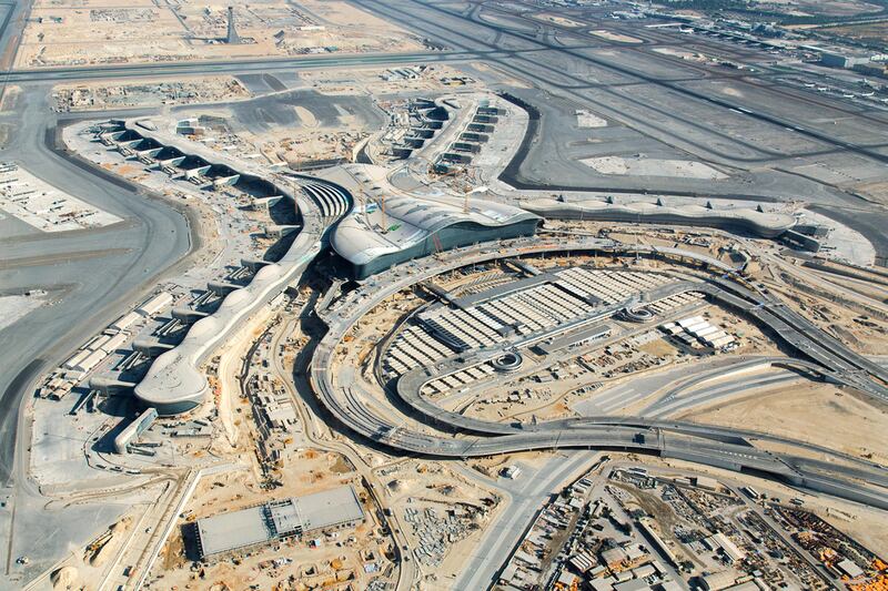 Abu Dhabi airport's Midfield Terminal is nearing completion. Abu Dhabi Airports.