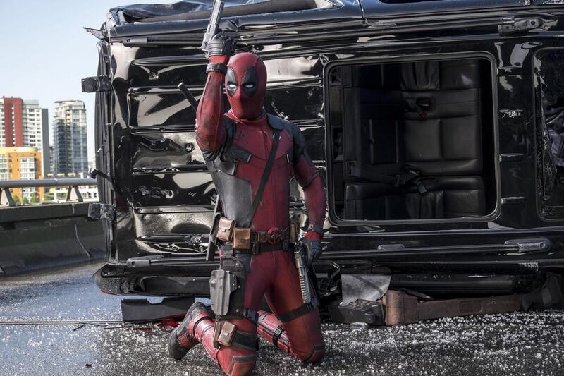 Ryan Reynolds in Deadpool. Joe Lederer / Marvel / Twentieth Century Fox Film