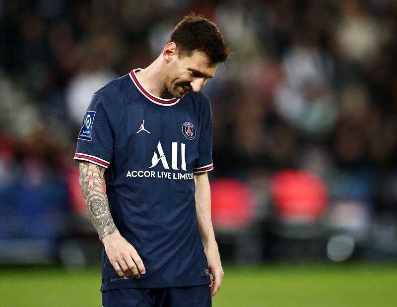 Lionel Messi failed to score again in Ligue 1. Reuters