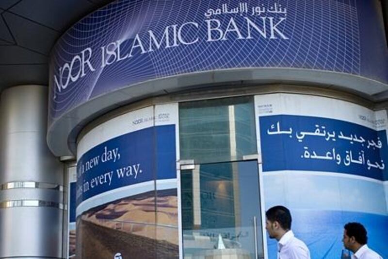 ATM of the Corniche Noor Islamic Bank branch, which was robbed during the night of March 7th to 8th, 2009, in Sharjah, Sharjah, UAE. *** Local Caption ***  marin_bank_03.jpg