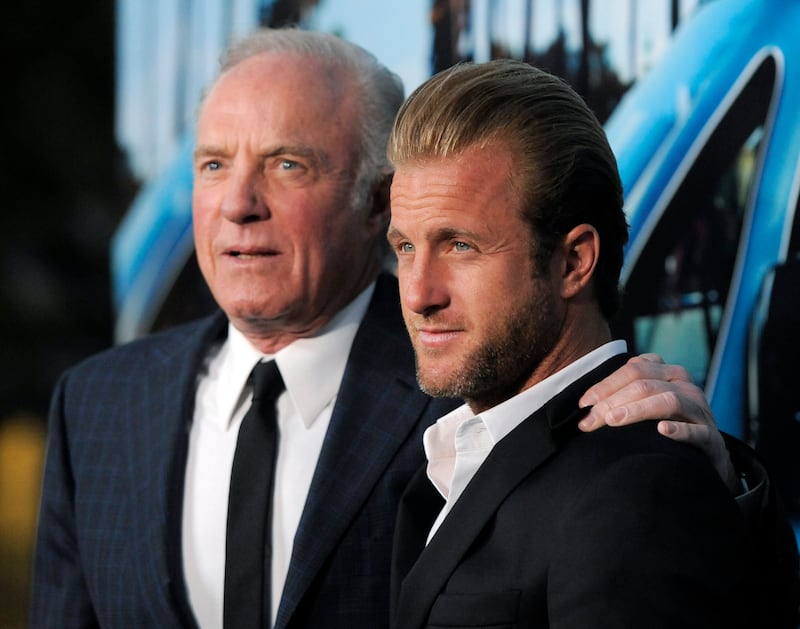 Caan and son Scott at the premiere of the HBO documentary film 'His Way' in Los Angeles, California, in 2011. AP