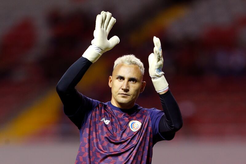 Keylor Navas of Costa Rica during the World Cup qualifier against US in San Jose. Getty