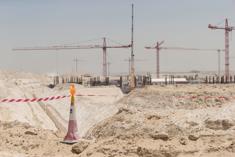 Dubai, United Arab Emirates, July 4, 2017:    General view of the Expo 2020 site under construction in the Dubai South area of Dubai on July 4, 2017. Christopher Pike / The NationalReporter: Michael FahySection: NewsKeywords: