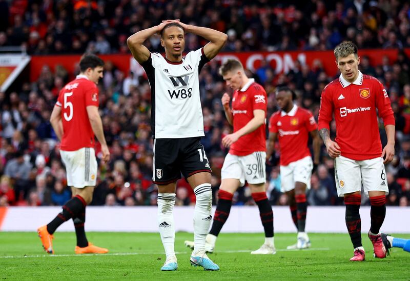 Bobby Reid 6 - Kept things simple to help maintain attacking phases for Fulham in Manchester United’s half. Could have done more in terms of plays that were truly threatening to the defence. Reuters
