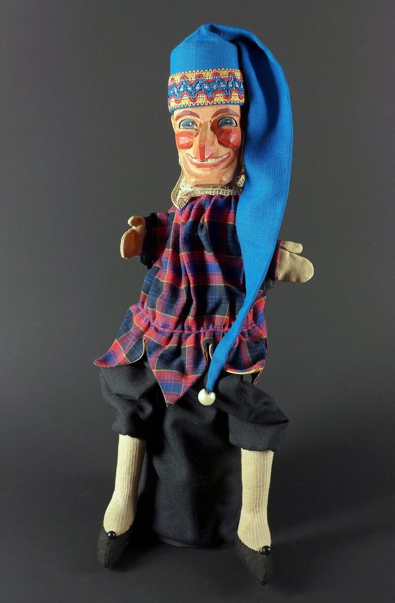 Kasperle, a hand-carved traditional puppet from Germany. Courtesy Berlin State Museum