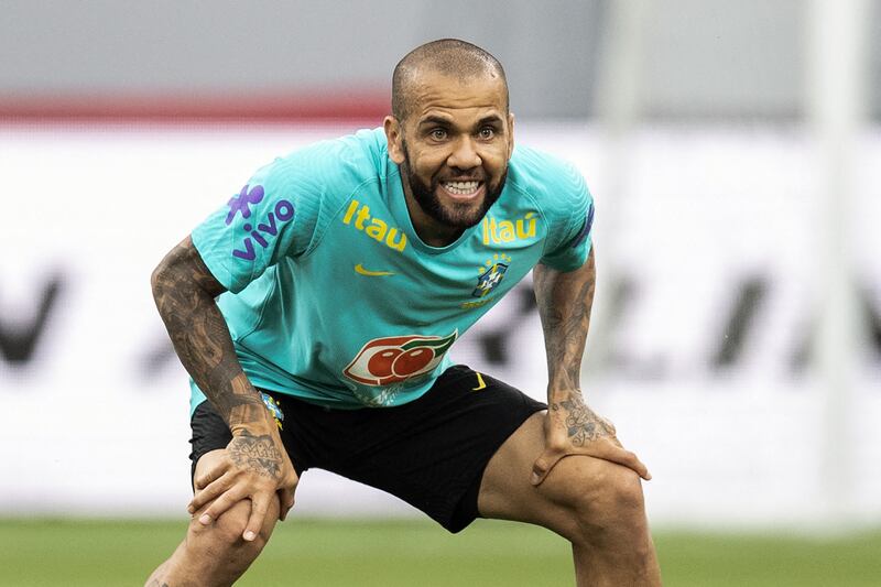 Dani Alves earns £35,000 a week at UNAM. AFP