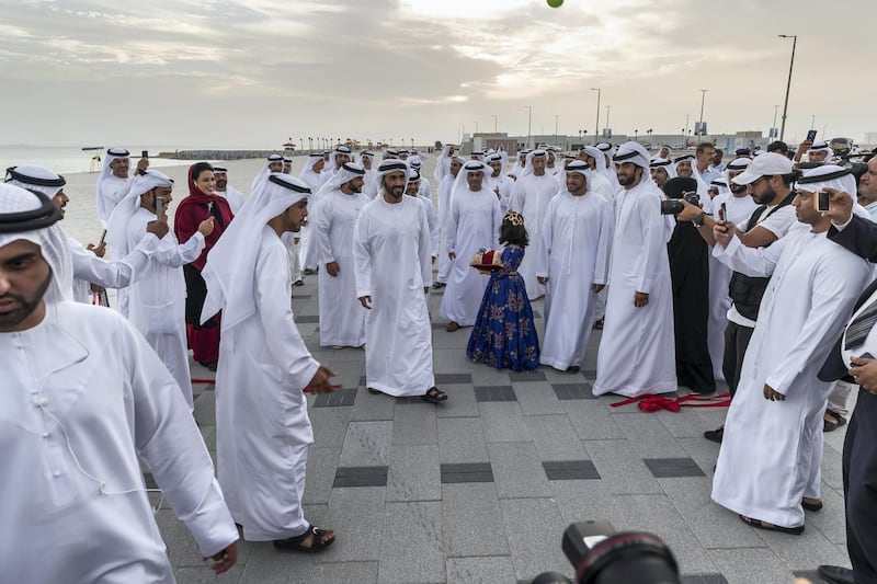 ABU DHABI, UNITED ARAB EMIRATES. 27 MAY 2018. Opening of Hudayriat beach next to Al Bateen beach.
Official opening ceremony of the island to the public. (Photo: Antonie Robertson/The National) Journalist: Haneen Dajani. Section: National.