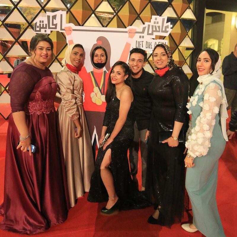 The cast and crew of ‘Lift Like a Girl’ were at Ciff for the Mena premiere of the film, directed by Mayye Zayed. Instagram