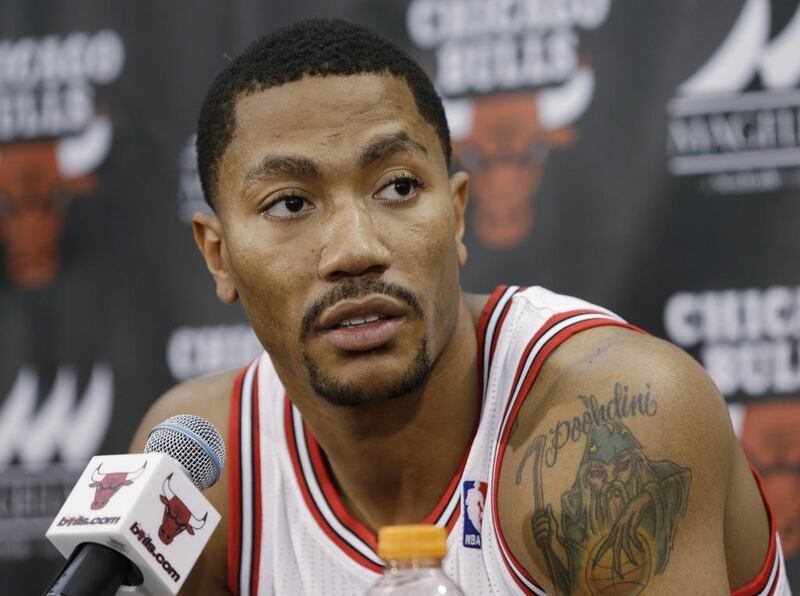 Derrick Rose could be out of the NBA indefinitely. Nam Y Huh / AP Photo