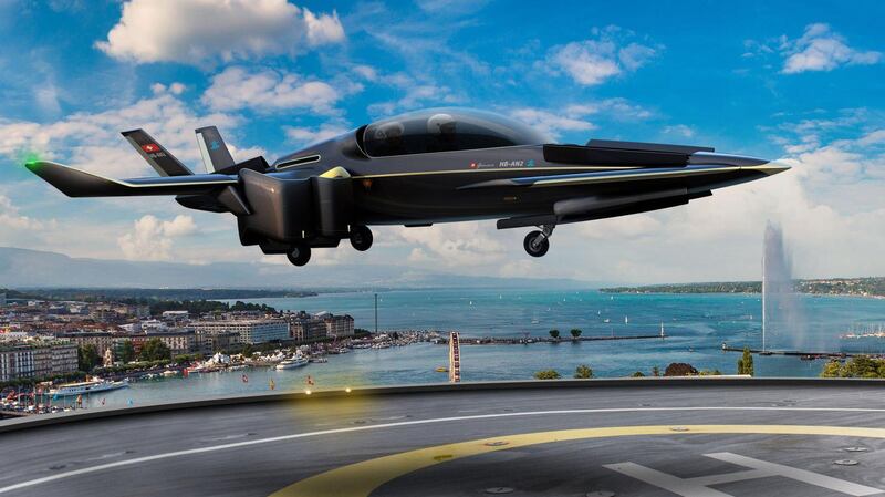 The Ann aircraft from Swiss firm Manta has been designed to take off like a helicopter. Courtesy: Manta