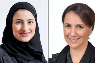 The new faces include Hessa Buhumaid (l) and Sara Al Amiri (r)