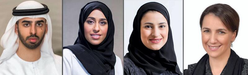 The new faces include Hessa Buhumaid (l) and Sara Al Amiri (r)