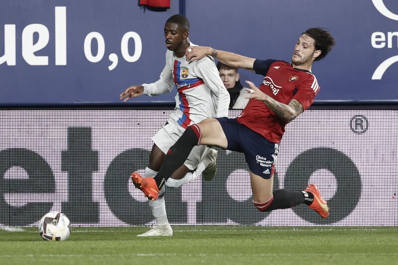 Ousmane Dembele – 5. Ran at players but with little threat as he was limited to a couple of wide shots. EPA