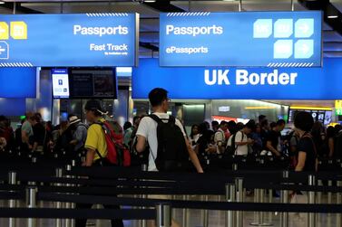 Travellers into the UK face a 14-day quarantine, unless they arriving from an exempt country. Reuters