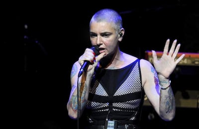 Irish singer Sinead O’Connor was best known for her 1990 song Nothing Compares 2 U. EPA