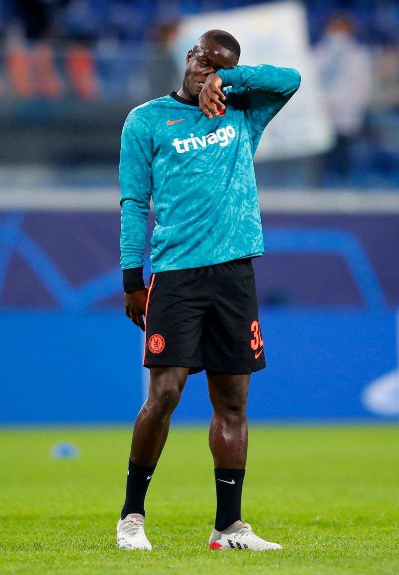 Malang Sarr – 6 With Chalobah out and Rudiger and Silva rested, the 22-year-old was handed his Champions League debut. He displayed good defending to stop Azmoun giving his side the lead again, but he didn’t always look comfortable. Reuters