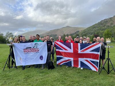 Four teams from Walking With The Wounded will climb the UK's four highest peaks to light beacons to mark Queen Elizabeth's platinum jubilee. PA