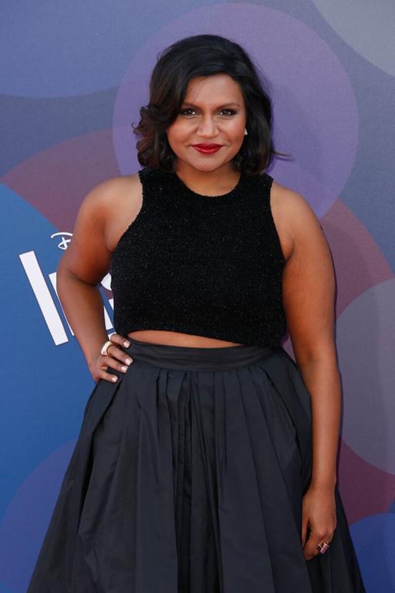 Mindy Kaling voices Disgust, one of five emotions given form in Pixar’s Inside Out. WireImage / Getty Images