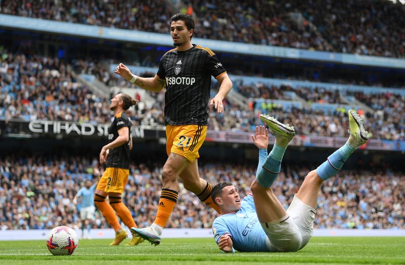 Pascal Struijk (Forshaw, 80') - N/R. Carelessly nudged Foden in the penalty area and gave away a penalty two minutes after coming on. Getty 