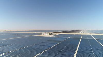 Mohammed bin Rashid Al Maktoum Solar Park in Dubai. Photo: Dewa